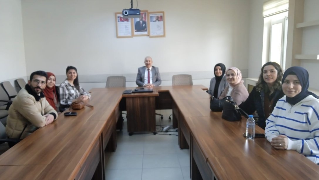 İlçe Millî Eğitim Müdürümüz İlker Akdoğan başkanlığında ilçemiz rehber öğretmenlerinin katılımıyla değerlendirme toplantısı yapıldı.
